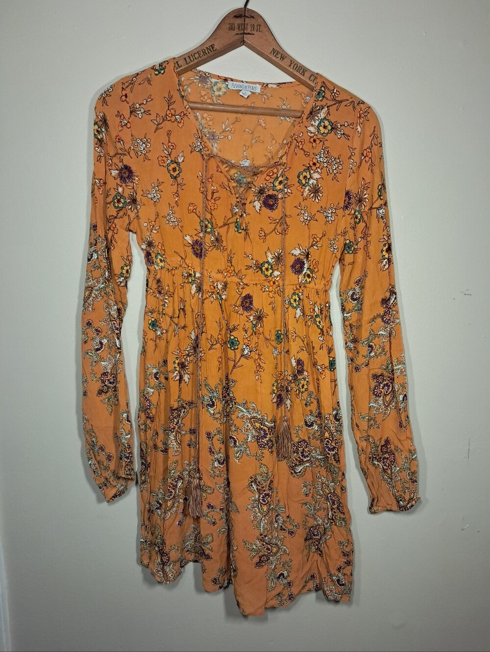 Patrons of Peace Floral Boho Fall Festival Dress
